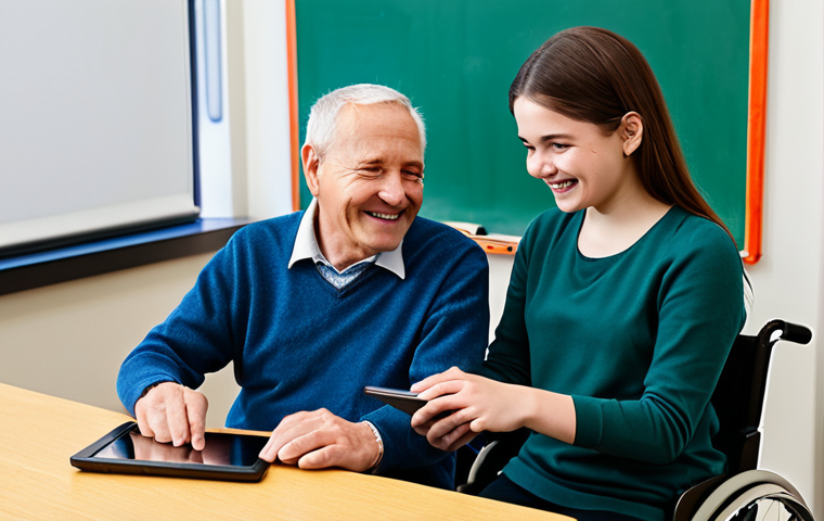 장애인재활상담사와 사례관리 데이터 활용 - Navigating Social Services**

"A rehabilitation case manager, dressed professionally and fully cloth...