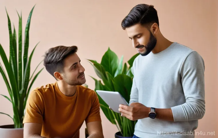 장애인재활상담사로서 성장하는 방법 - **Prompt:** A compassionate female rehabilitation consultant, in her late 30s, gently guides a young...