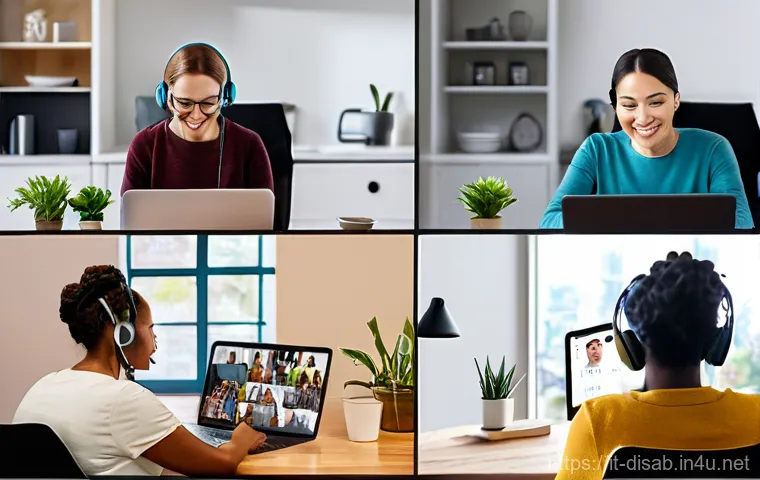 장애인재활상담사 추천 커뮤니티 - **Prompt:** A young adult, gender-neutral, in their mid-20s, with a radiant smile, independently nav...