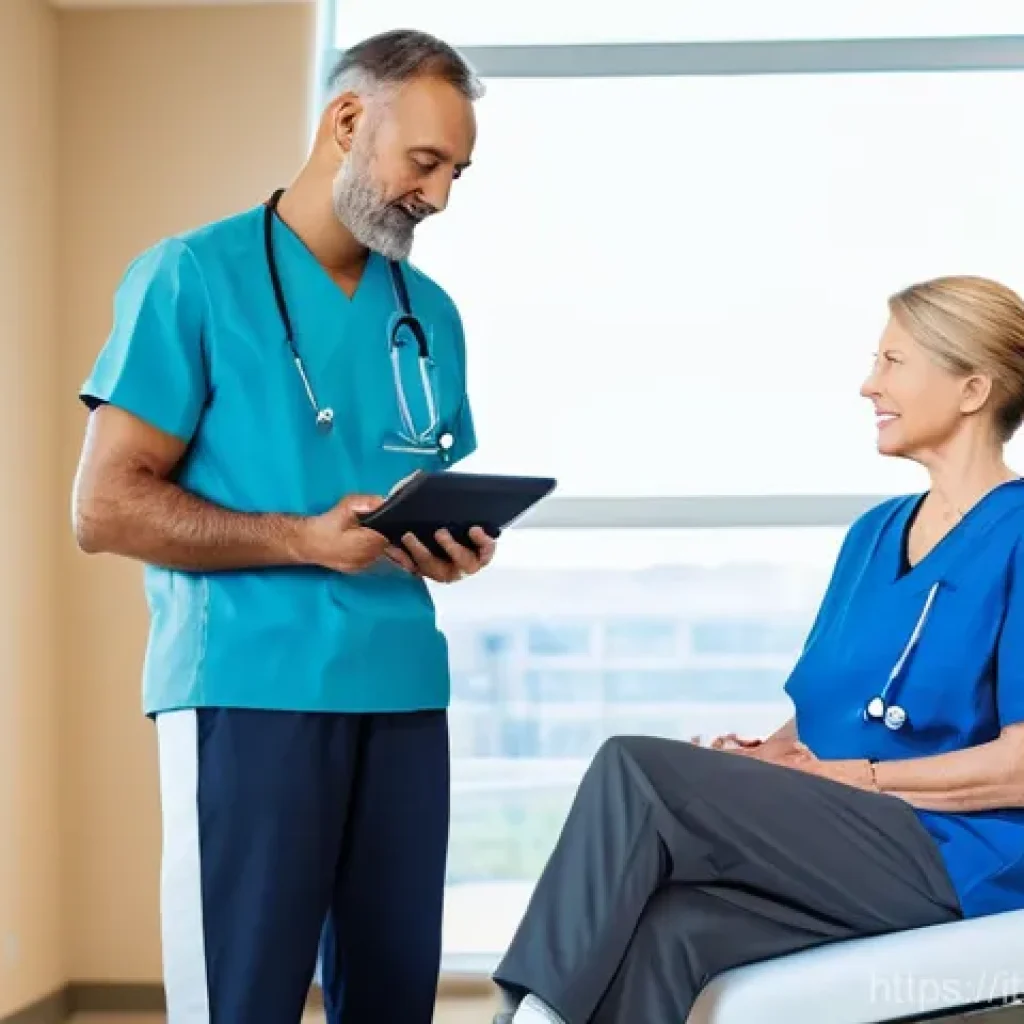 장애인재활상담사 이직 성공 사례 - **Prompt:** A dynamic, bright image of a highly skilled rehabilitation consultant, a woman in her la...