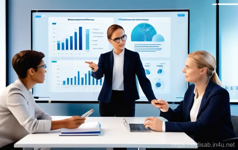 장애인재활상담사 자기계발 - **Prompt:** A warm and inviting scene depicting a female rehabilitation consultant, appearing compas...