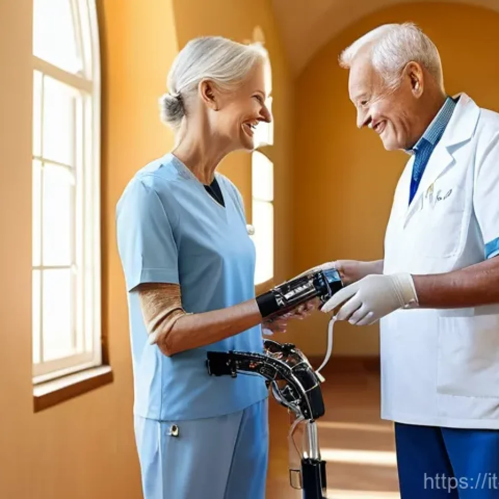 장애인재활상담사 진로 멘토링 - **Prompt 1: The Heartbeat of Rehabilitation: Empathy and Technology in Action**
    "A compassionate...